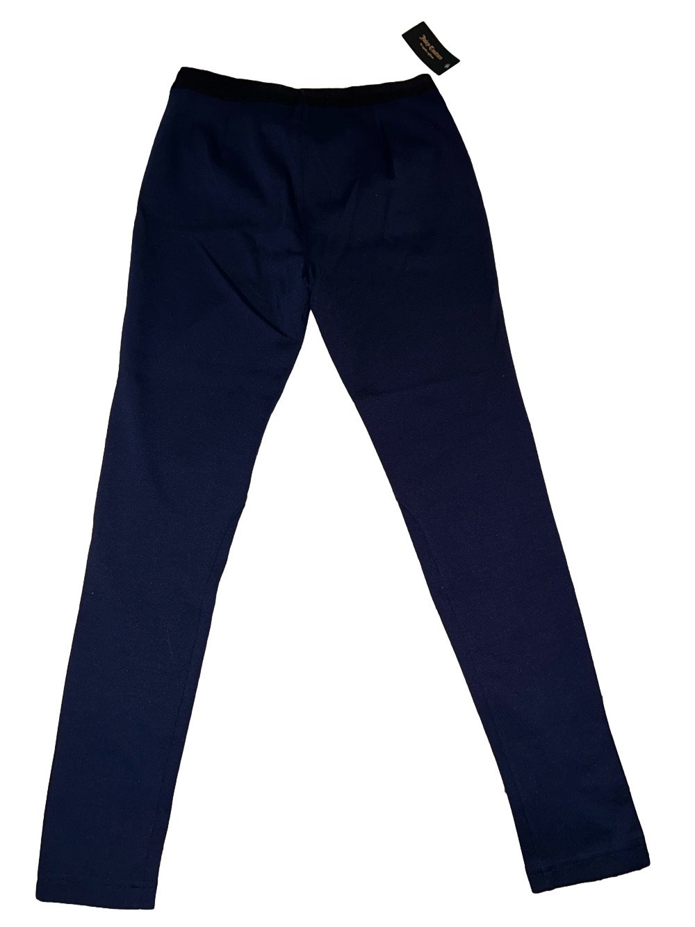 Juicy Couture Regal Ponte Pants in Navy with Gold Zipper - Picture 7 of 7